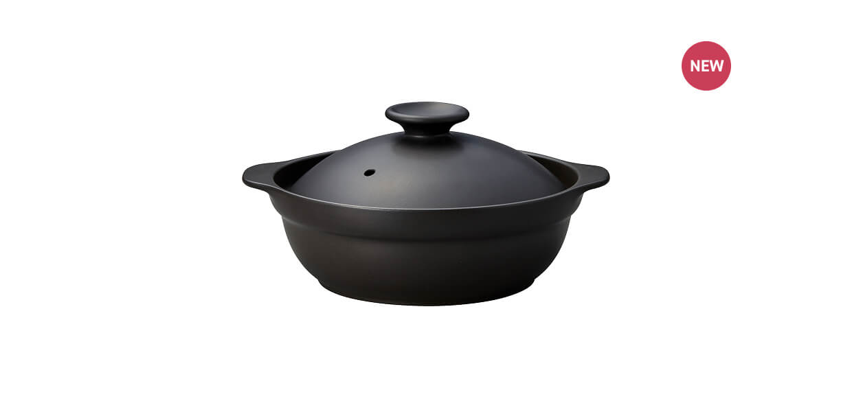 IH軽量土鍋9号ブラック